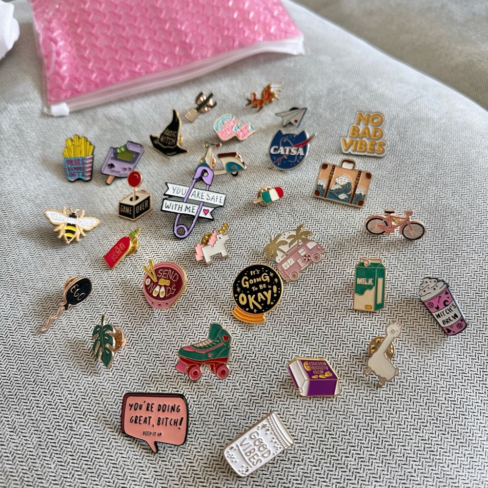 BRAND NEW - 30 unique pins